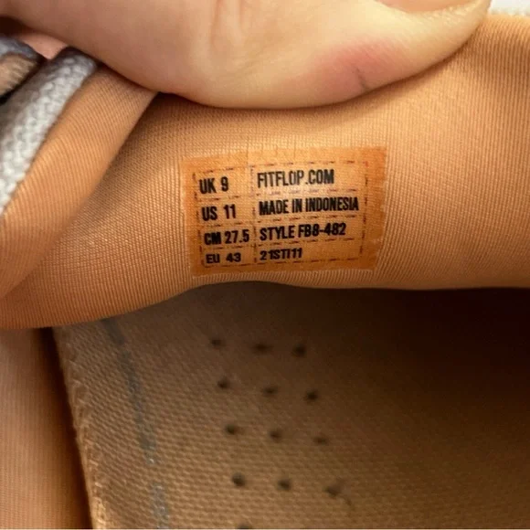 Grey FitFlop Sneakers - Size 11 - Picture 5 of 12